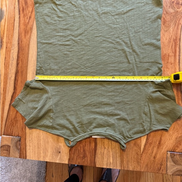 Maje cotton T-shirt size M olive colour in great condition - Picture 2 of 6